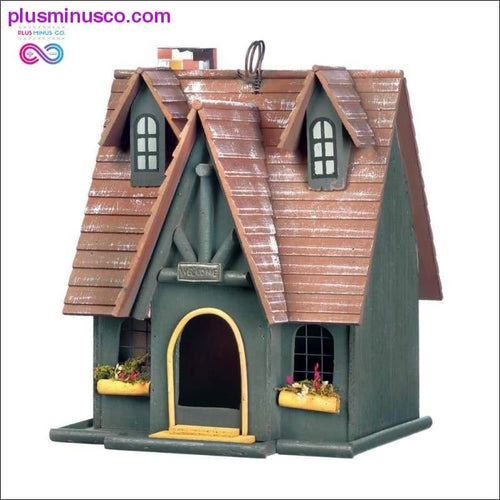 Plus Minus Co Storybook Cottage Birdhouse ll Plusminusco.com