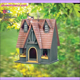 Plus Minus Co Storybook Cottage Birdhouse ll Plusminusco.com, view 2