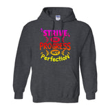 Plus Minus Co Strive for progress not perfection Hoodies (No-Zip/Pullover), Motivational Tshirt, Gym Shirt,Gym Motivation,Motivation Shirt, Motivation, view 3