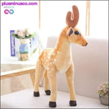 Plus Minus Co Stuffed Plush Christmas Deer Toy for Kids at PlusMinusCo.com, view 2