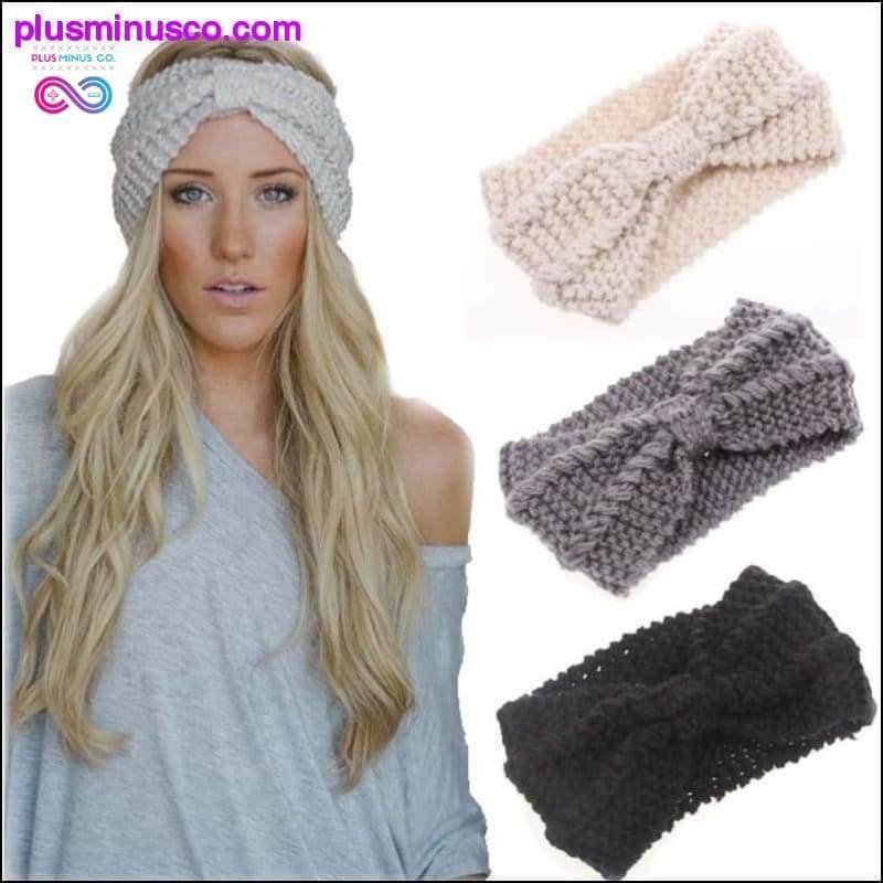 Plus Minus Co Stylish Hair Accessories Winter Warmer Ear Knitted