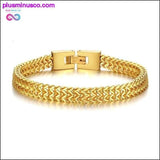 Plus Minus Co STYLISH STAINLESS STEEL BALI FOXTAIL CHAIN BRACELET FOR MEN, view 2