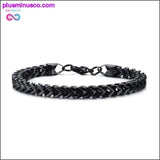 Plus Minus Co STYLISH STAINLESS STEEL BALI FOXTAIL CHAIN BRACELET FOR MEN, view 5