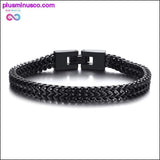 Plus Minus Co STYLISH STAINLESS STEEL BALI FOXTAIL CHAIN BRACELET FOR MEN, view 6