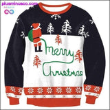 Plus Minus Co Stylish Unisex Santa Xmas Christmas Novelty Ugly RED Retro, view 5