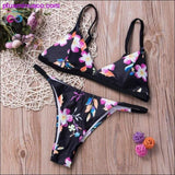Plus Minus Co Summer Bikini Set Women 2019 Summer Multicolors Push Up, view 4