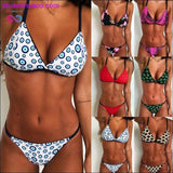 Plus Minus Co Summer Bikini Set Women 2019 Summer Multicolors Push Up, view 6