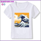 Plus Minus Co Summer Female Wave Japanese Print Fun Short-sleeved T-shirt, view 5