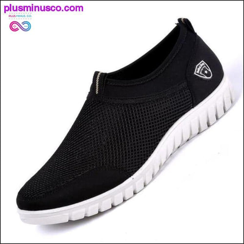 Plus Minus Co Summer Mesh Shoe Sneakers For Men Breathable Casual Shoes