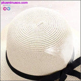 Plus Minus Co Summer Straw Hat Women Big Wide Brim Beach Hat Sun Hat, view 5