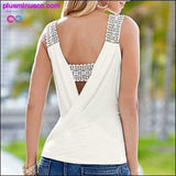 Plus Minus Co Summer Tank Tops Blouse Sleeveless Summer Top Casual Fashion, view 2