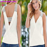 Plus Minus Co Summer Tank Tops Blouse Sleeveless Summer Top Casual Fashion, view 3
