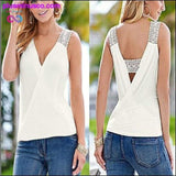 Plus Minus Co Summer Tank Tops Blouse Sleeveless Summer Top Casual Fashion, view 4