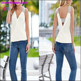 Plus Minus Co Summer Tank Tops Blouse Sleeveless Summer Top Casual Fashion, view 5
