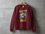 Plus Minus Co Summer Vibes Graphic T-Shirt - Beach Sun Fun Tee - Casual Summer Apparel, view 5