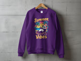 Plus Minus Co Summer Vibes Graphic T-Shirt - Beach Sun Fun Tee - Casual Summer Apparel, view 6