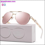 Plus Minus Co Sunglasses women Polarized uv 400 oculos Pink Pilot Mirror, view 5