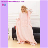 Plus Minus Co Super Soft Fleece Portable & Wearable Blanket with Sleeves, view 2
