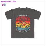 Plus Minus Co Another School Year Survivor Teachers Funny T-shirt (Dark, view 2