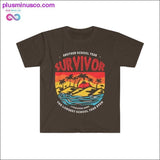 Plus Minus Co Another School Year Survivor Teachers Funny T-shirt (Dark, view 3