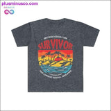 Plus Minus Co Another School Year Survivor Teachers Funny T-shirt (Dark, view 4