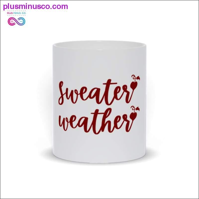 Plus Minus Co Sweater Weather Mugs