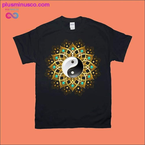 Plus Minus Co Symbol of Yin Yang Mandala T-Shirts