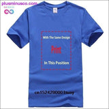 Plus Minus Co T Shirt New Men Hot Fashion Solid T Shirt Croatia Jersey, view 6