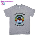 Plus Minus Co The Best Dad in the Galaxy T-Shirts, view 2