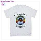 Plus Minus Co The Best Dad in the Galaxy T-Shirts, view 3