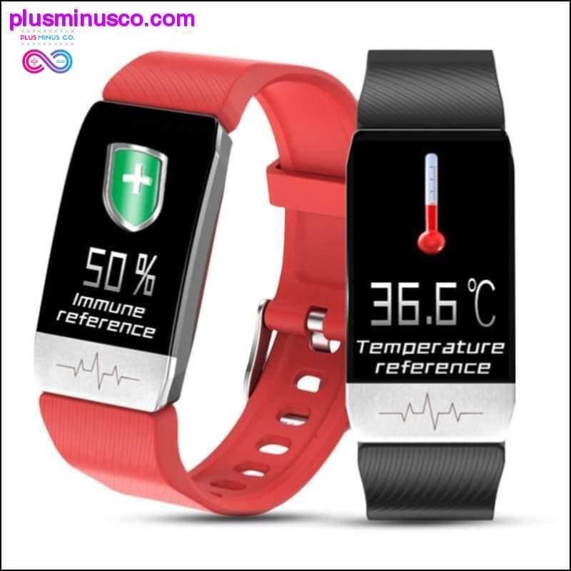 Plus Minus Co T1 Smart Watch Band With Temperature Immune Measure ECG
