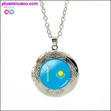 Plus Minus Co National Flag Locket Necklace Greece,France,Finland,, view 2