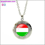 Plus Minus Co National Flag Locket Necklace Greece,France,Finland,, view 4