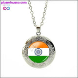 Plus Minus Co National Flag Locket Necklace Greece,France,Finland,, view 5