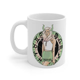 Plus Minus Co Taurus Mugs,Taurus Zodiac Mug, Zodiac Coffee mug, Taurus mug, artistic Taurus mug, Taurus birthday gift, Taurus zodiac mug, view 4