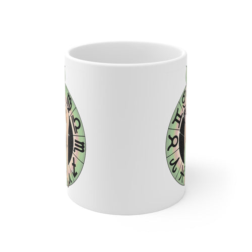 Plus Minus Co Taurus Mugs,Taurus Zodiac Mug, Zodiac Coffee mug, Taurus mug, artistic Taurus mug, Taurus birthday gift, Taurus zodiac mug