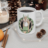 Plus Minus Co Taurus Mugs,Taurus Zodiac Mug, Zodiac Coffee mug, Taurus mug, artistic Taurus mug, Taurus birthday gift, Taurus zodiac mug, view 4