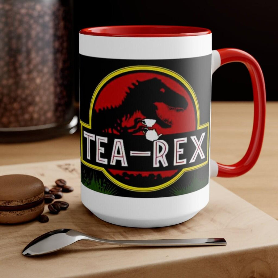 Plus Minus Co Tea Rex Accent Mugs || T Rex Mugs Tea Rex Accent Mugs, Dinosaurs Mug, mr tea rex mug , ms tea rex mug, Dino lover Tea Lover Gift coffee mug