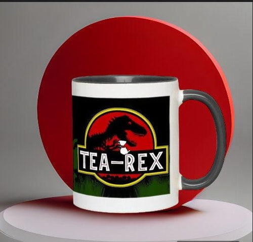 Plus Minus Co Tea Rex Accent Mugs || T Rex Mugs Tea Rex Accent Mugs, Dinosaurs Mug, mr tea rex mug , ms tea rex mug, Tea Lover Gift