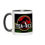 Plus Minus Co Tea Rex Accent Mugs || T Rex Mugs Tea Rex Accent Mugs, Dinosaurs Mug, mr tea rex mug , ms tea rex mug, Tea Lover Gift, view 4
