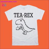 Plus Minus Co Tea-Rex | Black T-Shirts, view 2