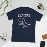 Plus Minus Co Tea rex Dinosaur Cartoon Lover Funny Cute Dino T-Shirt, view 2