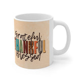Plus Minus Co Thanksgiving, Be Thankful Mug, Thanksgiving mug, Thanksgiving gifts, Fall Mug, Autumn Coffee Mug, Holiday Mug Happy Thanksgiving, Happy Fall, view 4