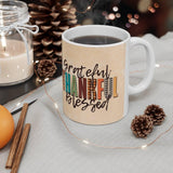 Plus Minus Co Thanksgiving, Be Thankful Mug, Thanksgiving mug, Thanksgiving gifts, Fall Mug, Autumn Coffee Mug, Holiday Mug Happy Thanksgiving, Happy Fall, view 5