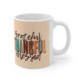 Plus Minus Co Thanksgiving, Be Thankful Mug, Thanksgiving mug, Thanksgiving gifts, Fall Mug, Autumn Coffee Mug, Holiday Mug Happy Thanksgiving, Happy Fall, view 4