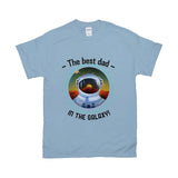 Plus Minus Co The Best Dad In The Galaxy T-Shirts, funny father day gift, funny Star Wars shirt, Darth Vader and Leia, Star Wars Family, view 2