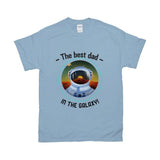 Plus Minus Co The Best Dad In The Galaxy T-Shirts, funny father day gift, funny Star Wars shirt, Darth Vader and Leia, Star Wars Family, view 5