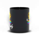 Plus Minus Co The Bitcoin Family Black Mugs, view 2