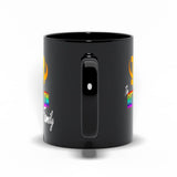 Plus Minus Co The Bitcoin Family Black Mugs, view 3