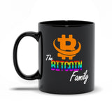 Plus Minus Co The Bitcoin Family Black Mugs, view 4